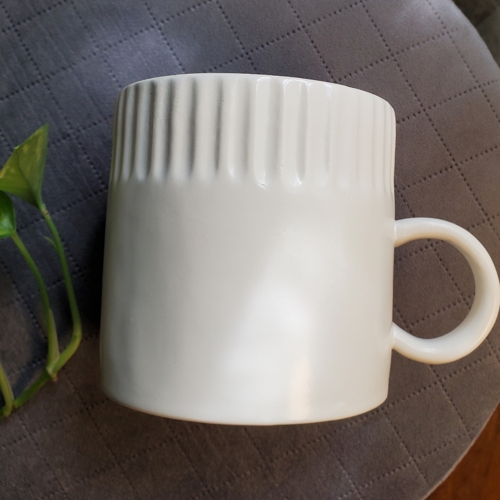 Rae Dunn Cream 'YUM' Mug - Picture 3 of 7